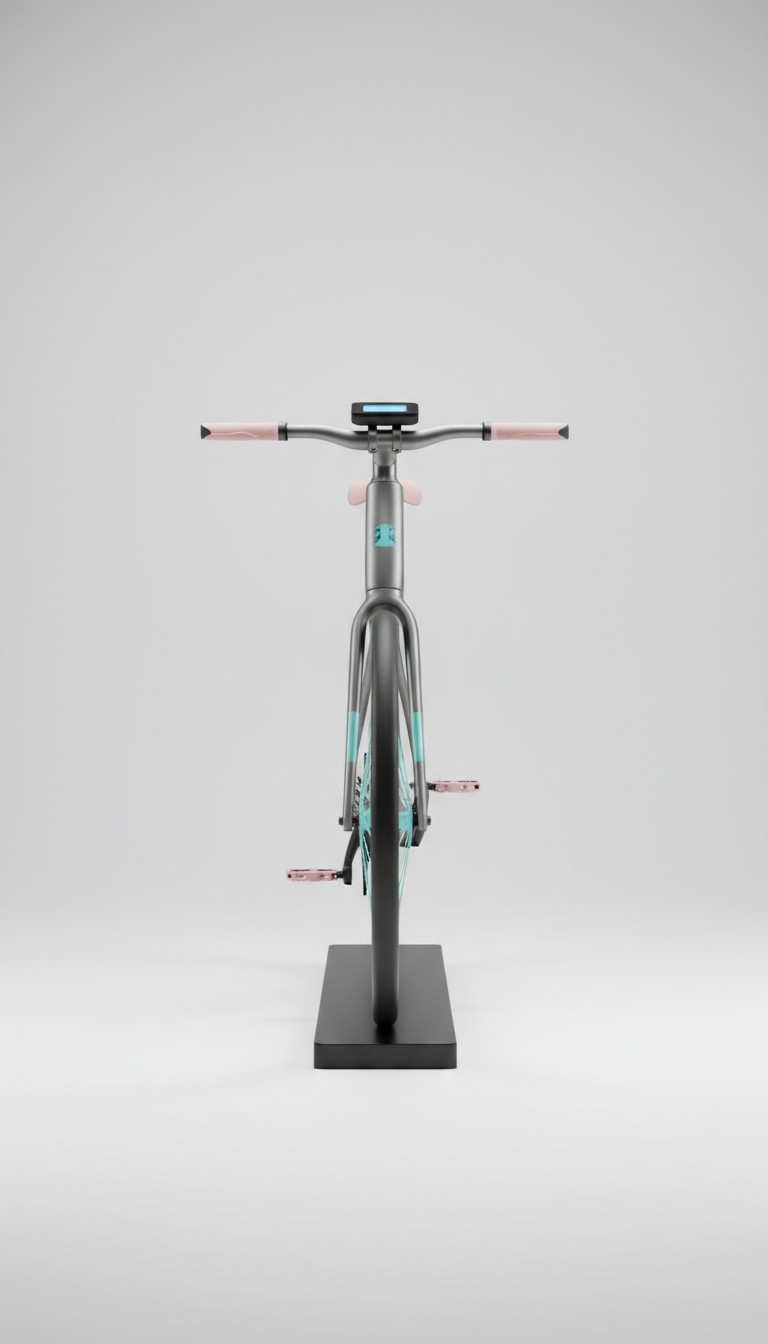 Aluminum-Frame Electric Bike with Custom Accents
